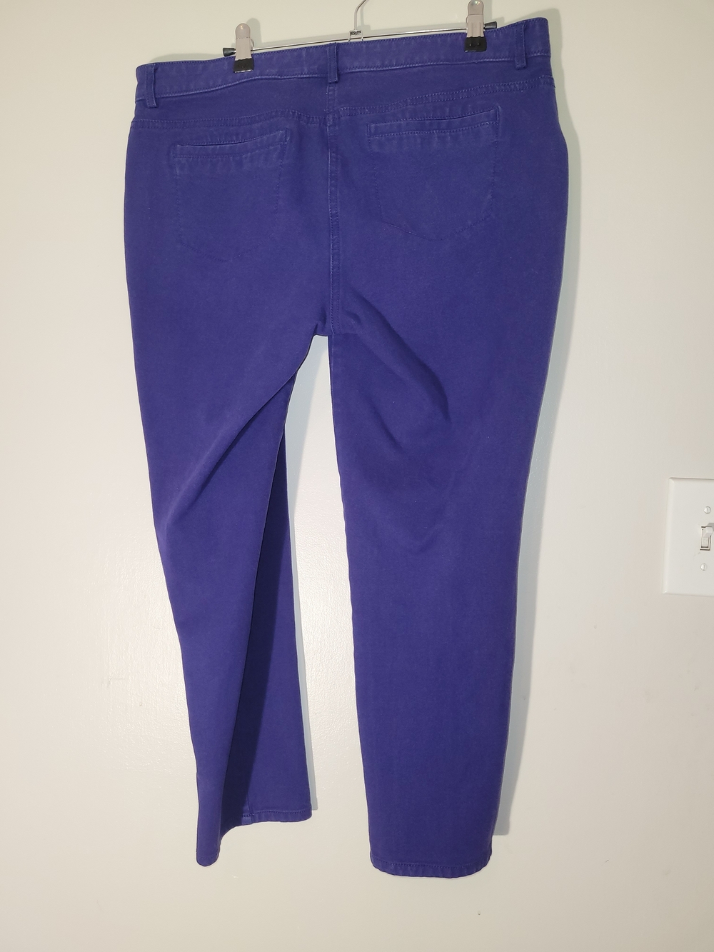 Chico's Deep Purple Ankle Slim Pants - Picture 5 of 5